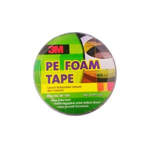 3M 1600T Double Coated PE Foam Tape (Double Tape) tebal (1.0 mm)