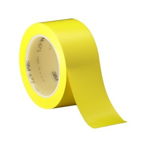 3M Vinyl Marking Tape 471 Yellow, 2 in x 36 yd, tebal: 0.14 mm